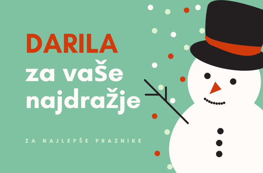 Raziskujte našo ponudbo, navdihnite se s čudovitimi idejami in poiščite popolno darilo, ki bo ogrelo srce vaših najdražjih.