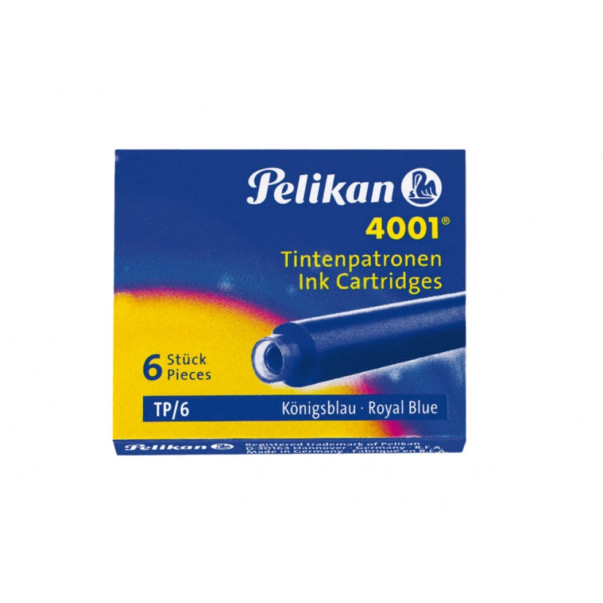 VLOŽEK ZA NALIVNO PERO PELIKAN 1/6 (MODRE)