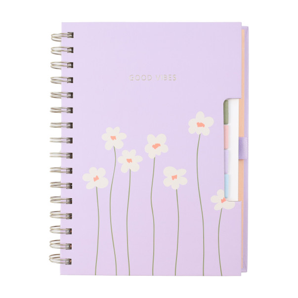 Spiralni zvezek A5 FLOWERS