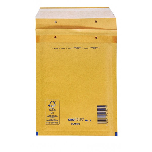 Oblazinjena vrečka 15X21 - RJAVA