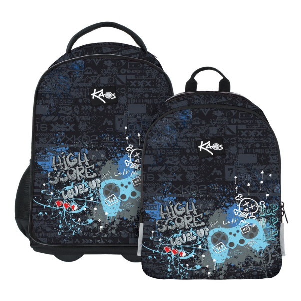 Nahrbtnik na kolesih KAOS 2v1 GAMER (Trolley)