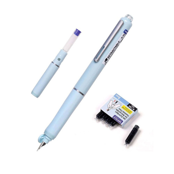 Nalivno pero CLICK WRITECH svetlo modra + 5 bombic 
