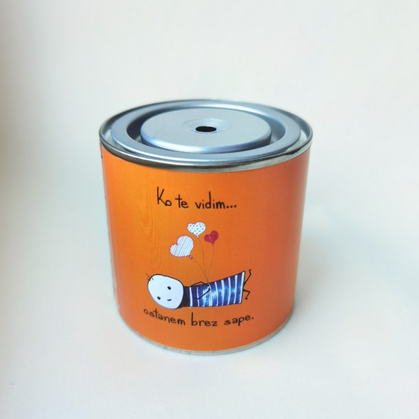 Sveča FUNNY CAN 'Ko te vidim...'