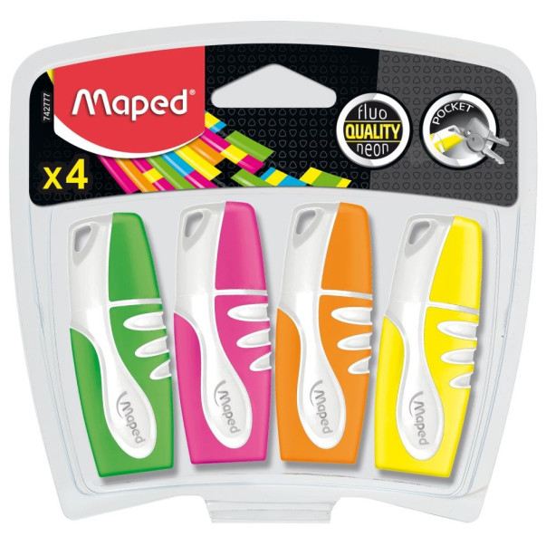 Marker MAPED Fluo žepni 4/1