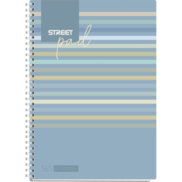 ZVEZEK ŠPIRALA S.PAD LINES A4 1R 100L