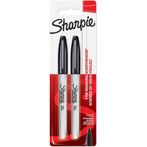 Marker SHARPIE ČRNA-BLISTER 2/1