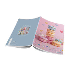 Črtni zvezek z robom A4 Target PERFUME