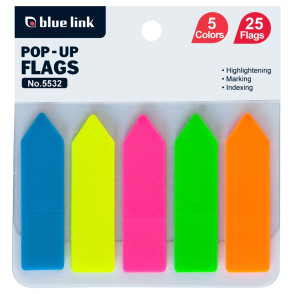 LISTIČI SAMOLEPILNI 5/1 BLUE LINK