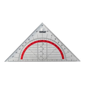 Ravnilo geotrikotnik TARGET 20 cm