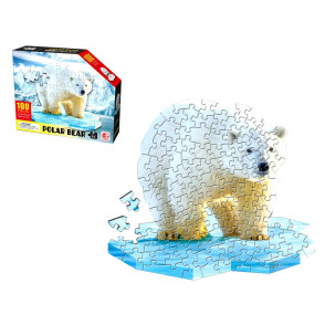 Puzzle/sestavljanka POLARNI MEDVED (100 kos)