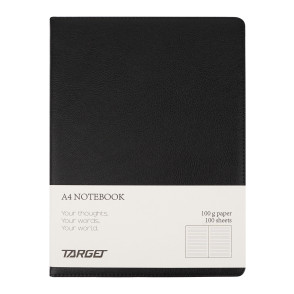 Planer/blok A4 BLACK