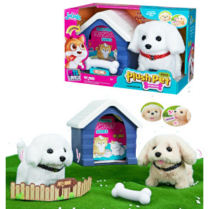 Plišasti inteligentni pes s pasjo uto