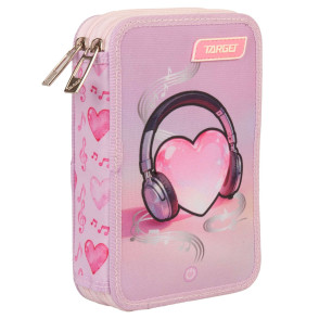 Polna peresnica LED DUBBLE MUSIC HEART
