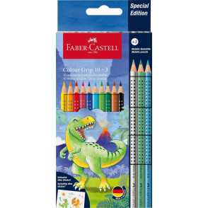 BARVICE FABER-CASTELL GRIP DINO 10+3