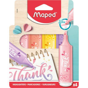 Označevalec teksta FLUO 4/1 FLEX PASTEL