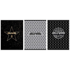 Zvezek HOLLYWOOD A4 črtni z robom
