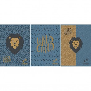 Zvezek Street Lion  A4 črtni z robom