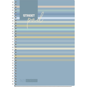 ZVEZEK ŠPIRALA S.PAD LINES A4 5M 100L