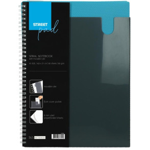 ZVEZEK A5 ČRTNI ŠPIRALA S.PAD Office Blue