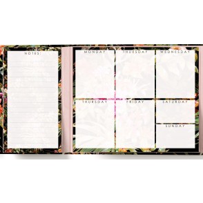 Planer listki lepilni FLOWERS